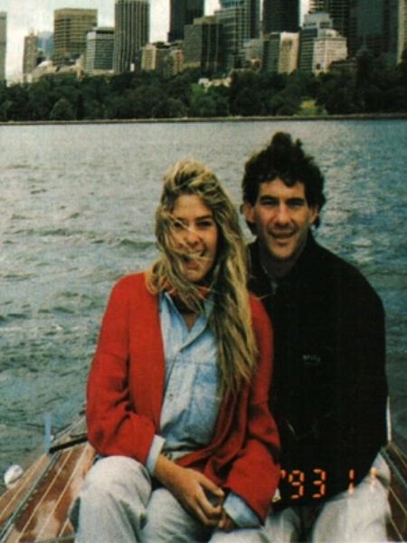 Adriane Galisteu e Ayrton Senna - Arquivo Pessoal