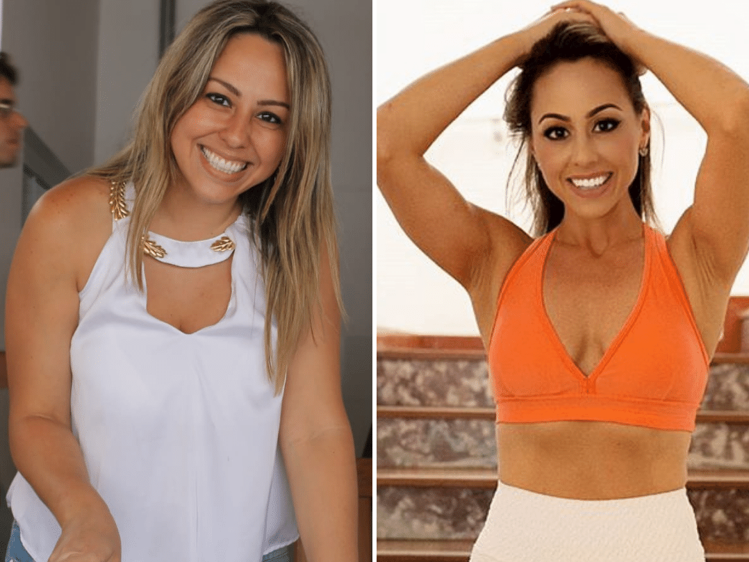 Ela venceu o sedentarismo e perdeu 18 kg após não se reconhecer em vídeo 