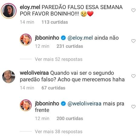 BBB 21: Boninho fala sobre paredão falso nas redes sociais - Reprodução/Globoplay - Reprodução/Globoplay
