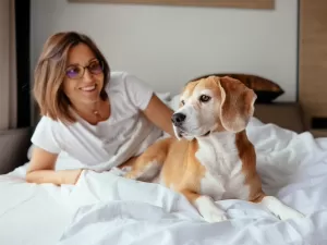 Dividir a cama com o seu cachorro é realmente uma boa ideia?