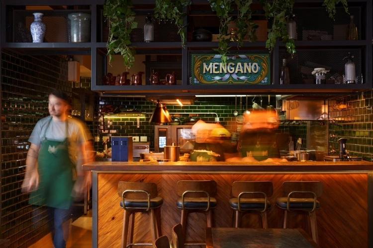 Ambiente do Mengano, restaurante da nova cozinha argentina, no bairro de Palermo