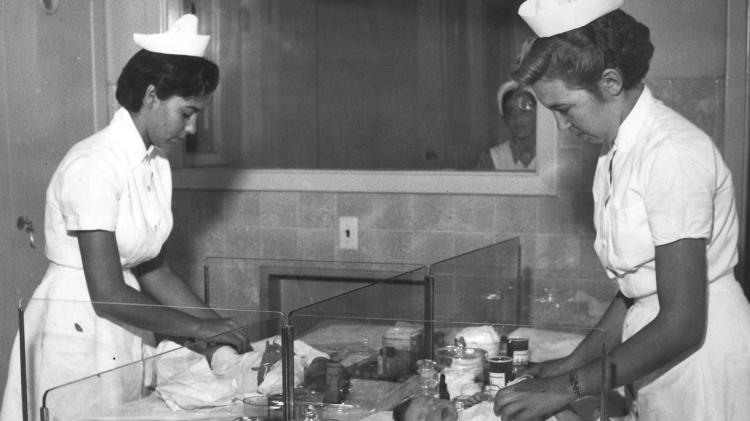 Foto de 1955 mostra a Maternidade de São Paulo, instituição beneficente, que foi desativada em 15 de setembro de 2003 Foto de 1955 mostra a Maternidade de São Paulo, instituição beneficente, que foi desativada em 15 de setembro de 2003