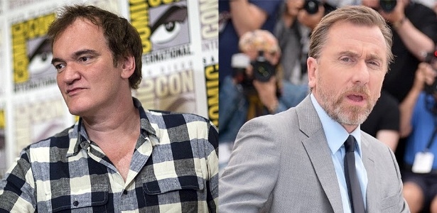 O diretor americano Quentin Tarantino (à esq.) e o ator britânico Tim Roth (à dir.) - Mario Anzuoni/Reuters e AFP