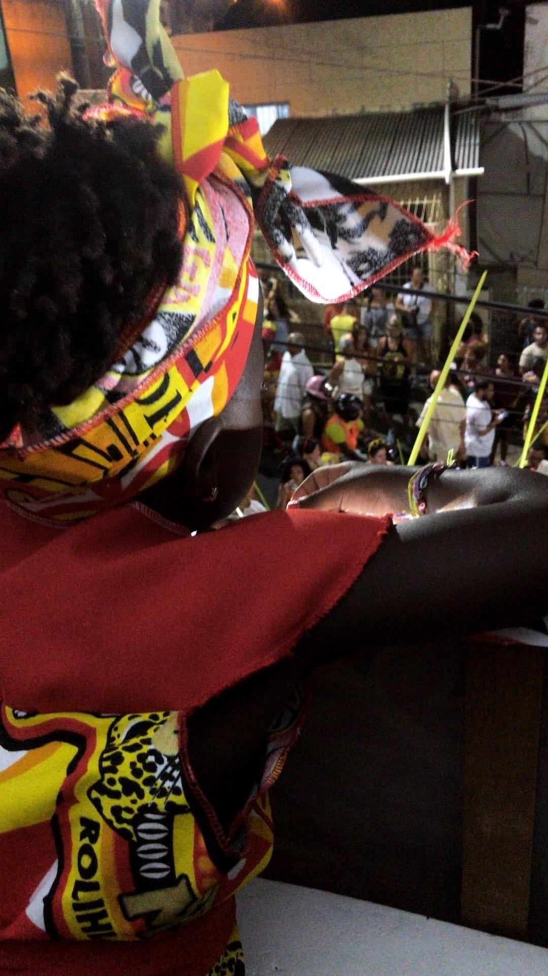 Titi curte seu primeiro Carnaval na Bahia no bloco Ilê Ayê - Reprodução Instagram