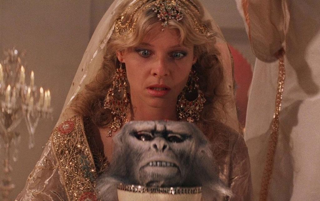 Kate Capshaw em cena de "Indiana Jones e o Templo da Perdição" (1984) - Divulgação