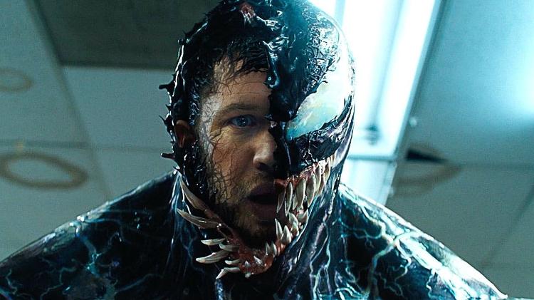 Tom Hardy como Eddie Brock em "Venom" - Reprodução - Reprodução