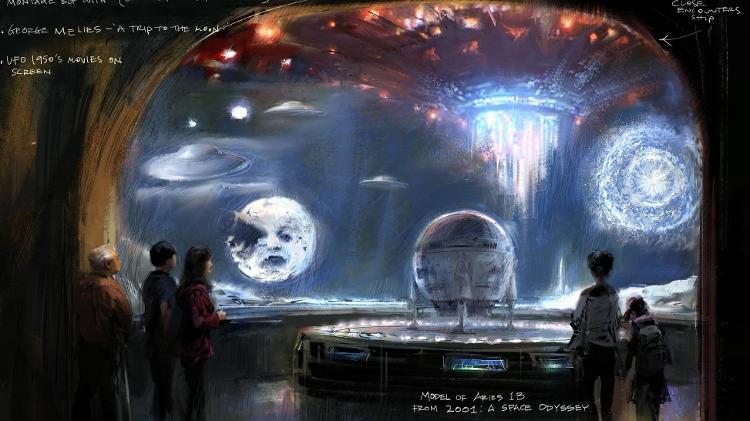 Concepção artística do novo do museu do cinema de Hollywood, que será inaugurado no fim de 2019 - Academy Museum Foundation - Academy Museum Foundation