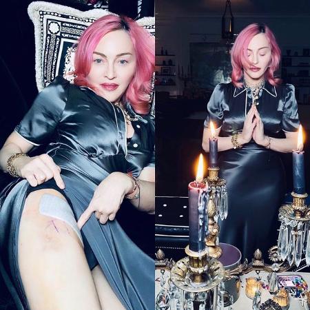 Madonna intrigou fãs com ritual misterioso, publicado no Instagram - Reprodução/Instagram