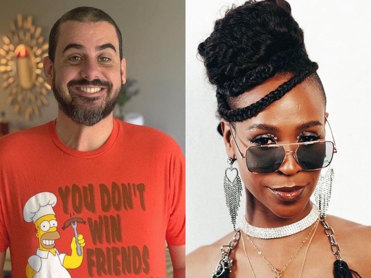 Narrador é confundido com Karol Conká e brinca: 'Nem sei quem é'