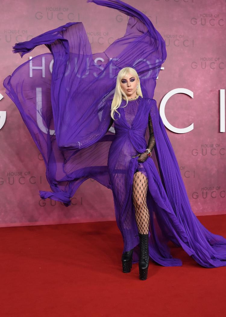 Lady Gaga in Gucci at the British Premiere of "gucci house"in 2021 - Karwai Tang/WireImage - Karwai Tang/WireImage