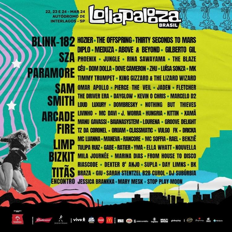Line-up do Lollapalooza 2024