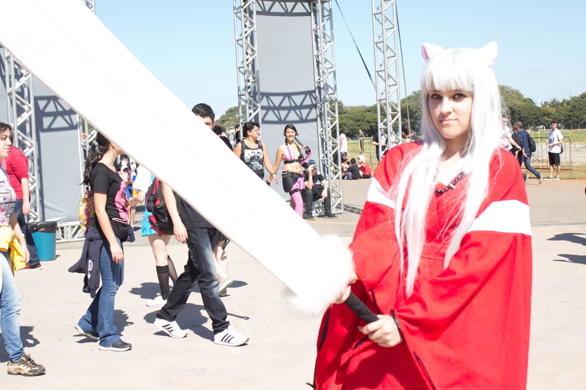 19.jul.2015 - Público vai a Anime Friends na tarde de domingo (19), em São Paulo, vestido como seus personagens preferidos - Fabricio Bomjardim/Brazil Photo Press/Estadão Conteúdo