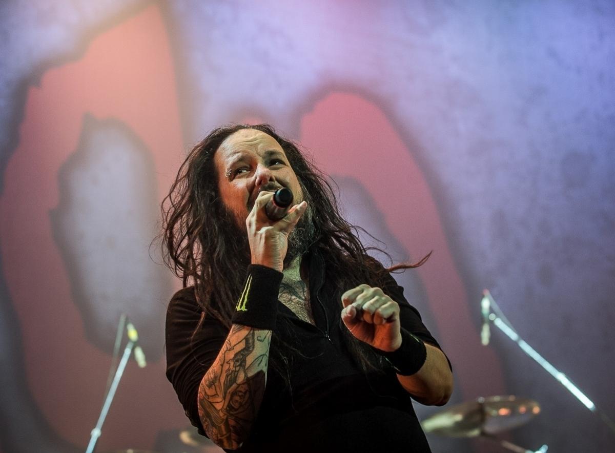 Expoente do new metal, banda americana Korn se apresenta no Espaço das Américas, em São Paulo - Francisco Cepeda/AgNews