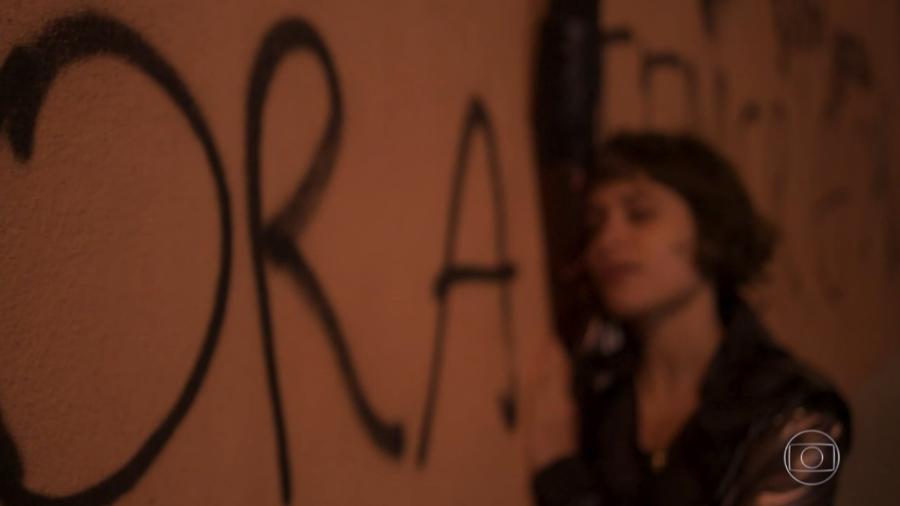 "Fora, Temer" pichado em parede aparece na novela "Segundo Sol" - Reprodução/TV Globo