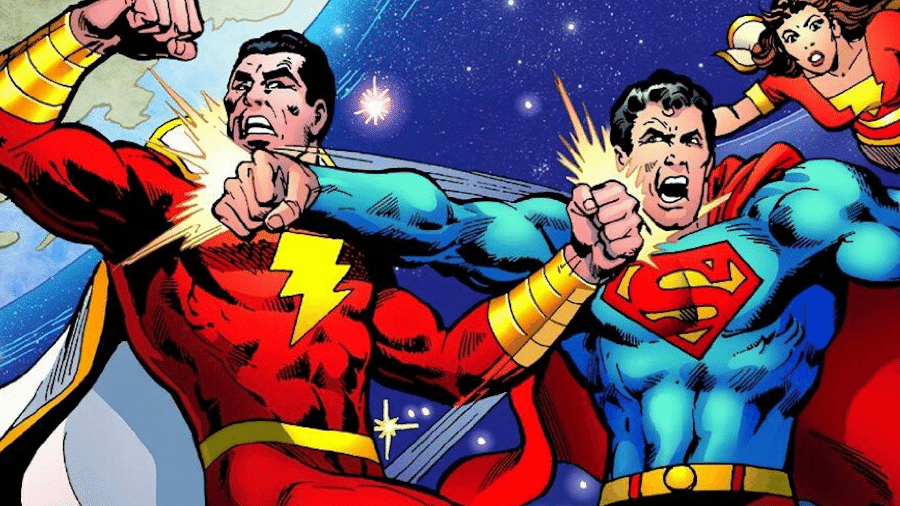 Shazam e Superman já se apresentam diversas vezes nas HQs da DC - Reprodução