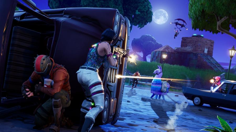 "Fortnite" ultrapassou 200 milhões de jogadores em todo o mundo e pico de 8.3 milhões conectados simultaneamente, se tornando um dos games mais jogáveis (e rentáveis) da atualidade. - Divulgação