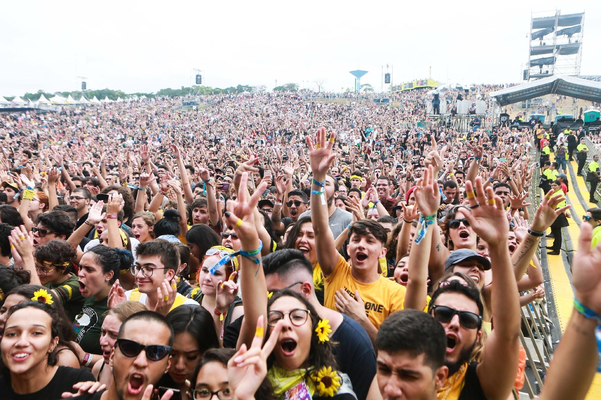 Gabriel, o Pensador, se apresenta no Lollapalooza 2019 - Iwi Onodera/UOL