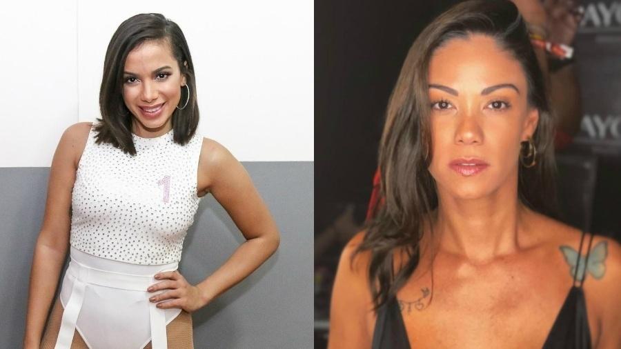 Anitta e a ex-empresária Kamilla Fialho - Paulo Tauil/Brazil News/Reprodução/Instagram/Montagem UOL