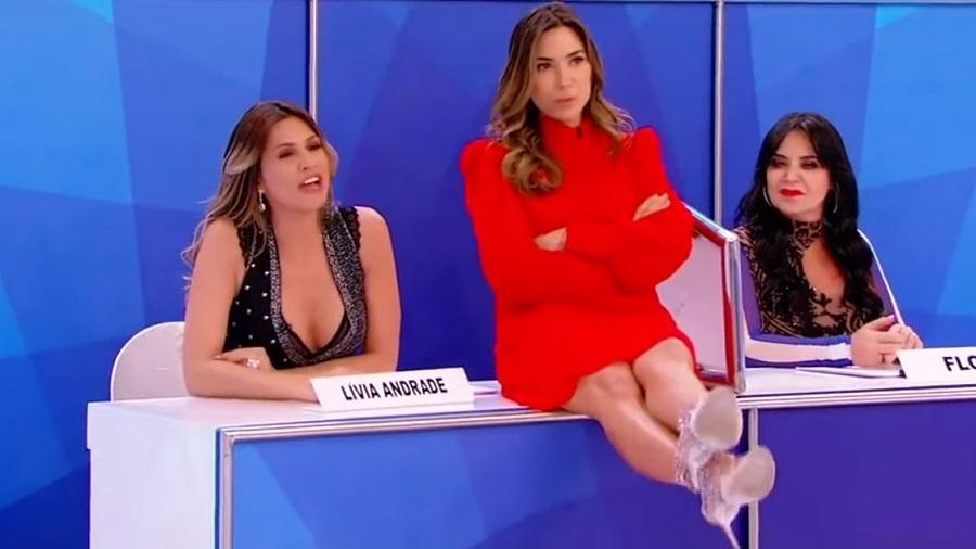 Lívia Andrade rebate Patrícia Abravanel no Jogo dos Pontinhos - Reprodução/SBT