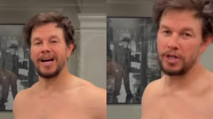 Mark Wahlberg em vídeo sobre malhação - Reprodução/Instagram