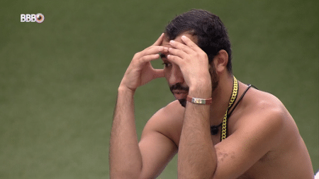 BBB 21: Gilberto se preocupa em reta final do programa - Reprodução/Globoplay - Reprodução/Globoplay