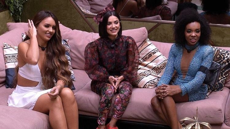 Rafa, Manu e Thelma na final do BBB 20 - Reprodução/TV Globo - Reprodução/TV Globo