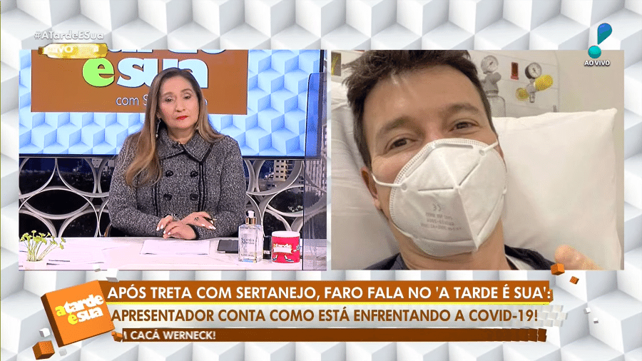 Sonia Abrão mostrou áudio de Rodrigo Faro no programa "A Tarde é Sua" - Reprodução/RedeTV!