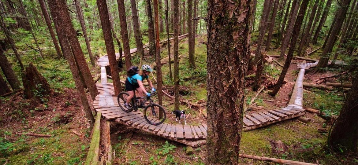 O ciclismo de montanha atraiu pessoas do mundo todo e transformou Cumberland - Alamy