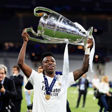 Vini Jr foi destaque do Real Madrid na conquista da Champions League em 2022