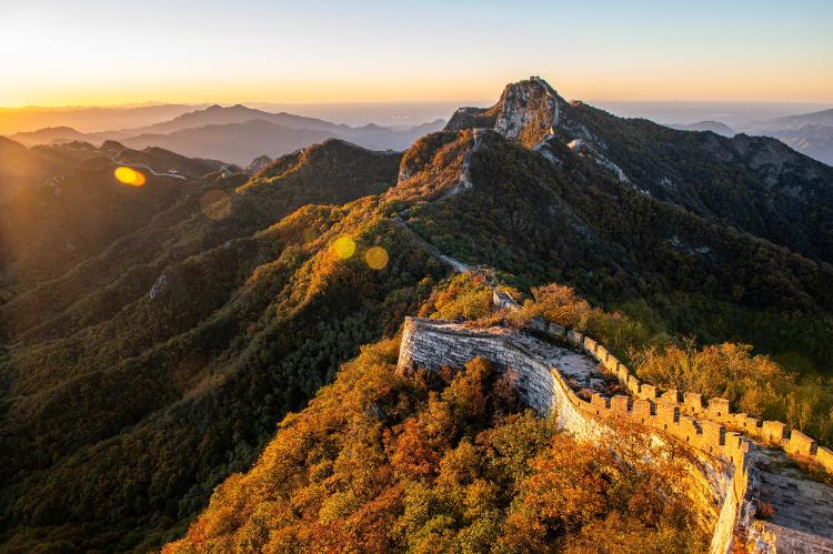 A seção Jiankou da Grande Muralha da China, em Pequim