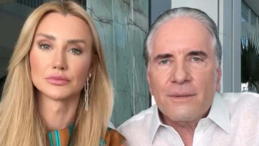 Ana Paula Siebert e Roberto Justus defendem filha caçula