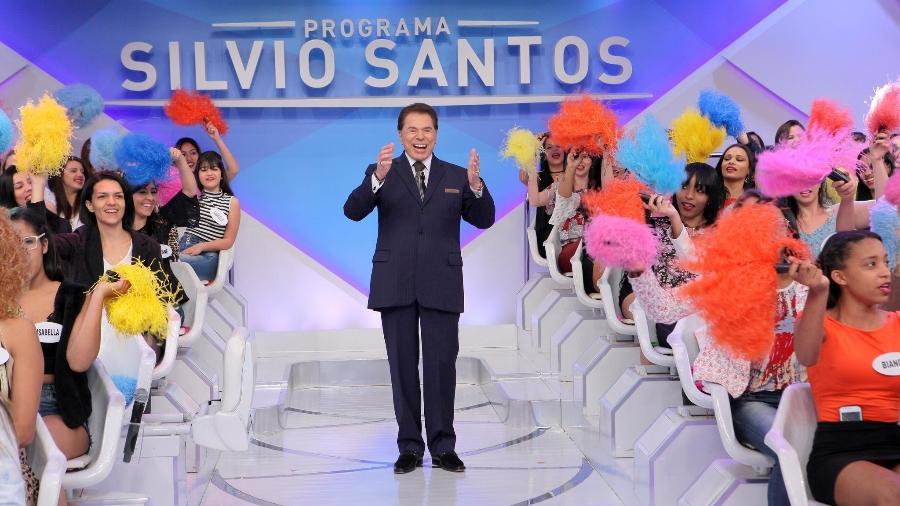 Silvio Santos interage com a plateia do "Programa Silvio Santos" - Lourival Ribeiro/Divulgação/SBT