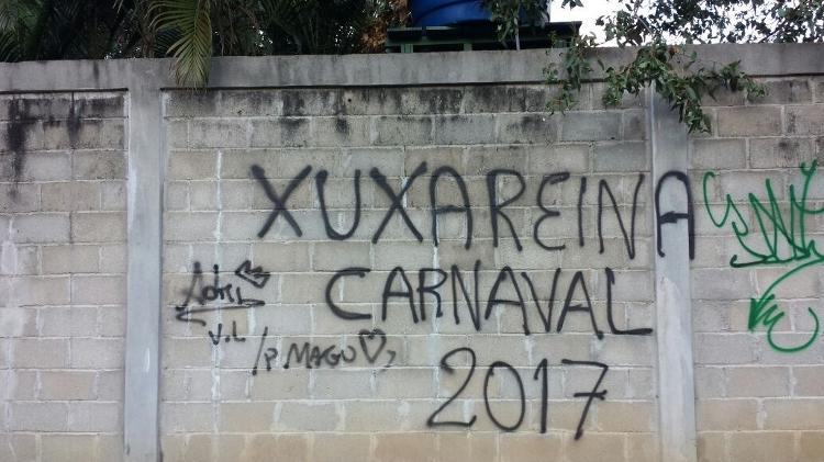 Muros dos Estúdios Globo são pichados por fãs de Xuxa - Reprodução/Instagram/ - Reprodução/Instagram/