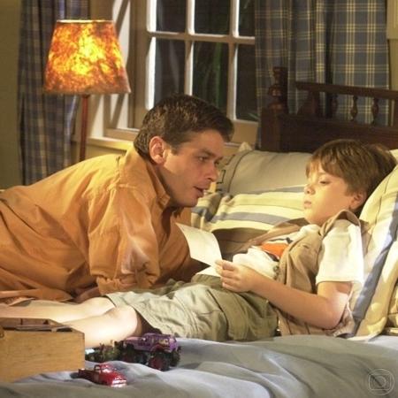 O ator em cena de "Coração de Estudante" (2002), com Fabio Assunção - TV Globo/Memória Globo - TV Globo/Memória Globo