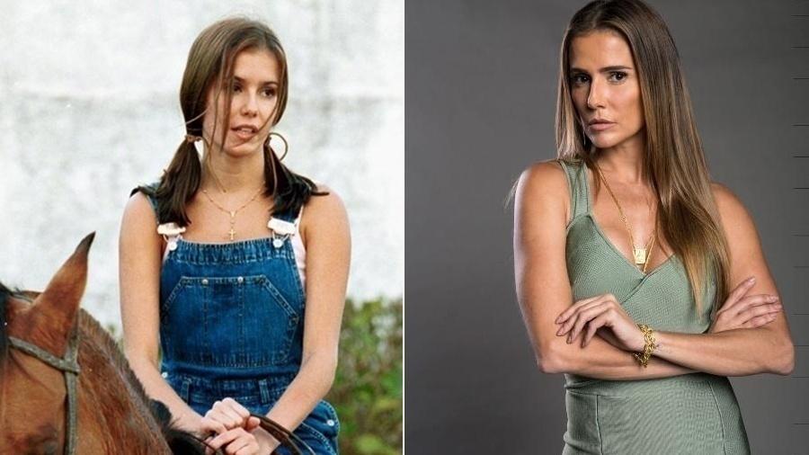 deborah secco - antes e depois - Reprodução/Divulgação/TV Globo