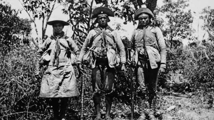 A cangaceira Cristina, que foi morta por suspeita de traição; Maria Bonita defendia que ela fosse executada  - Benjamin Abrahão - Benjamin Abrahão