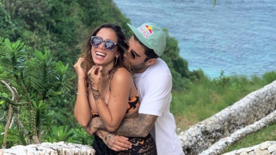 Anitta e Pedro Scooby quando ainda estavam namorando - Reprodução/Instagram