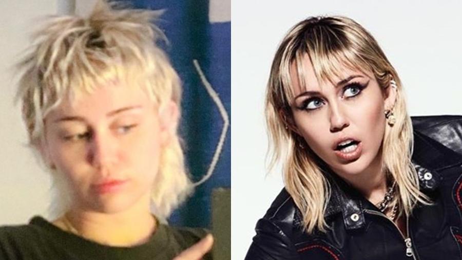 Miley Cyrus corta cabelo em casa - Reprodução/Instagram
