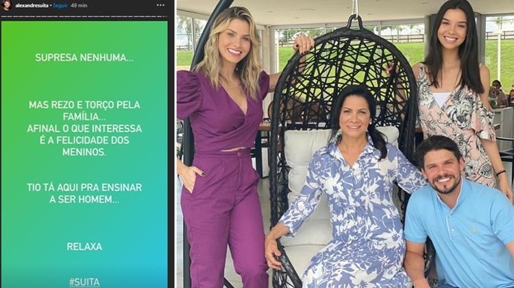 Publicação de Alexandre Suita, irmão de Andressa Suita - Reprodução/Instagram - Reprodução/Instagram