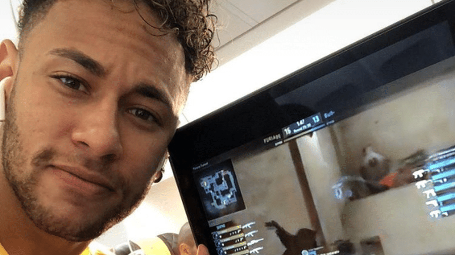 Neymar fez história ao estrear na Twitch fazendo sua transmissão jogando Counter-Strike: Global Offensive (CS:GO) com seus amigos e mais de 100 mil espectadores - Reprodução/Instagram/NeymarJunior