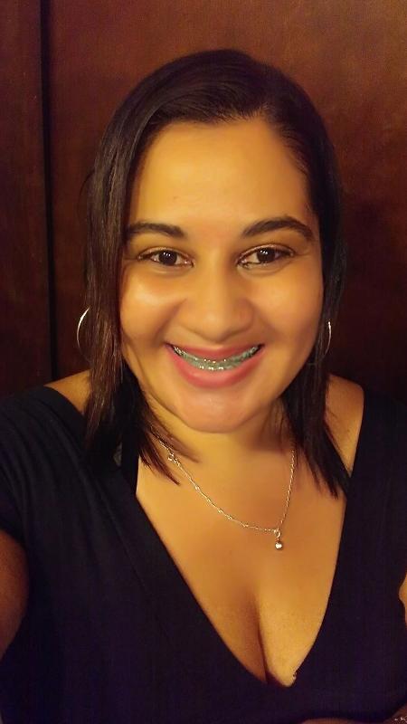 A diarista Giselle Pereira teve a primeira filha no consultório do ginecologista - Arquivo pessoal - Arquivo pessoal