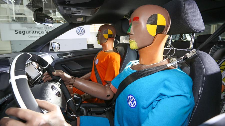Crash-test da Volkswagen - Divulgação
