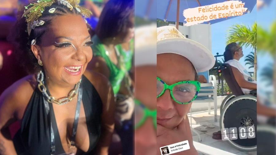 Babi Cruz vai à praia com Arlindo - Reprodução/Instagram