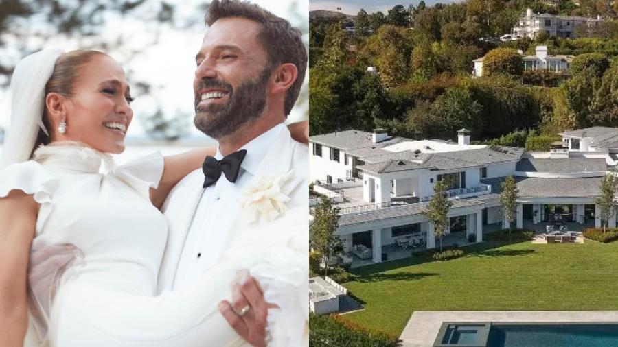 J-Lo e Ben Affleck colocam mansão à venda por R$ 350 milhões