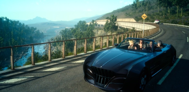 Para diretor do game, carro que Noctis dirige simboliza a conexão emocional com seu pai - Divulgação