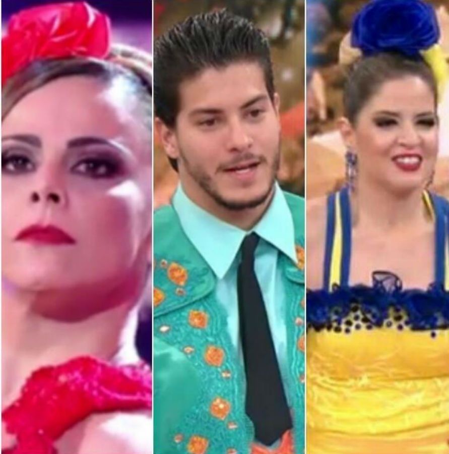 29.nov.2015 -  29.nov.2015 - Sem emoção e completamente previsível, a final da "Dança" terá uma disputa particular entre Viviane e Arthur Aguiar, competidores que acumularam 156,6 e 156,5 pontos, respectivamente. Mariana Santos corre por fora em busca do prêmio - Reprodução/TV Globo