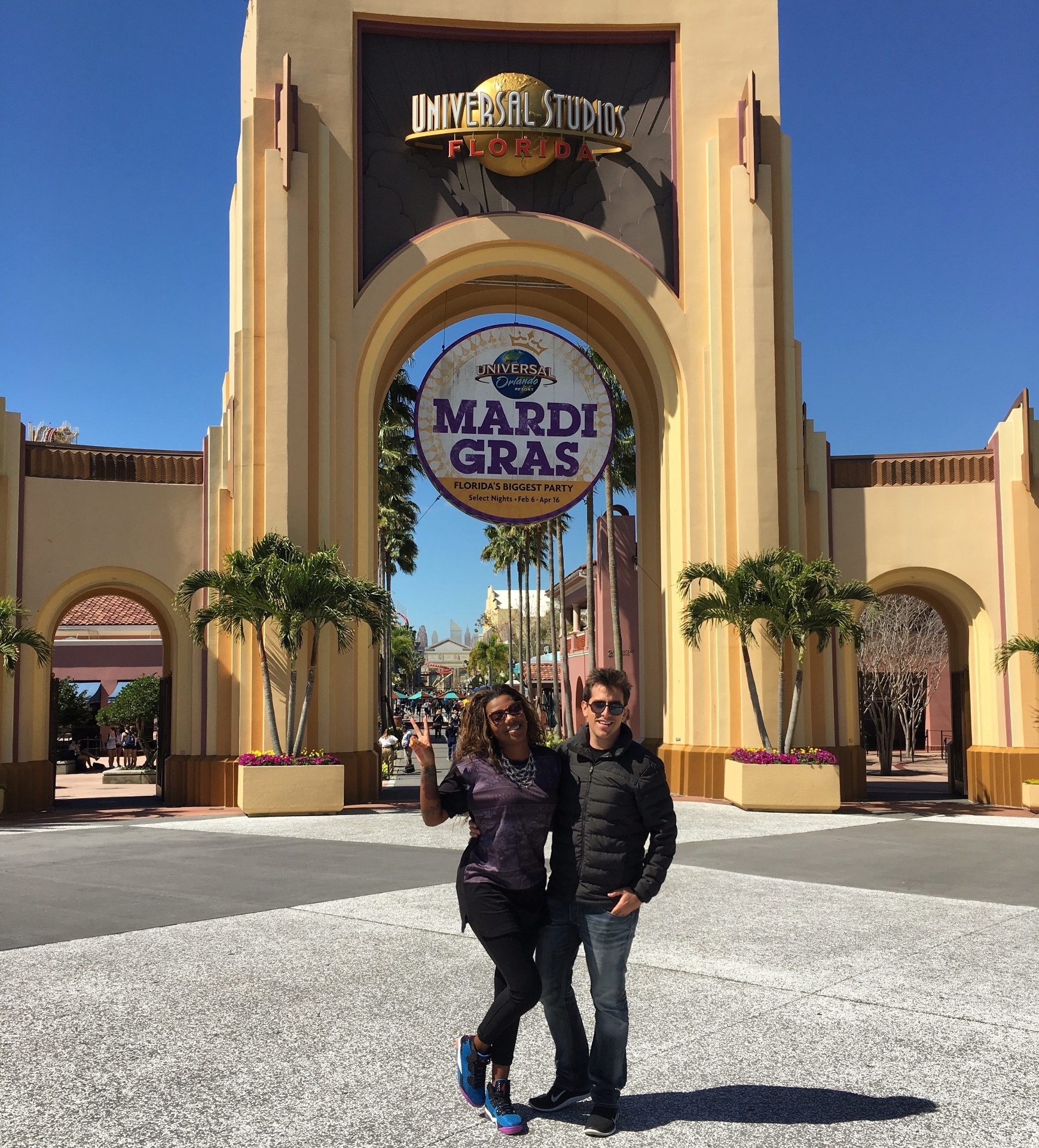 Rodrigo Branco convida a cantora Ludmilla para passar férias em um parque de diversões em Orlando (EUA) - Rodrigo Branco/Arquivo pessoal