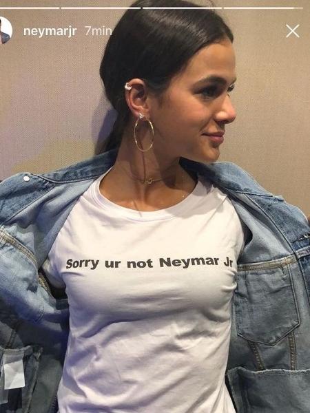 Bruna Marquezine homenageia namorado, Neymar - Reprodução/Instagram