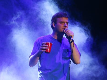 O cantor canadense Mac DeMarco, que se apresentou ao mesmo tempo que o Red Hot Chili Peppers no Lollapalooza - Ricardo Matsukawa/UOL