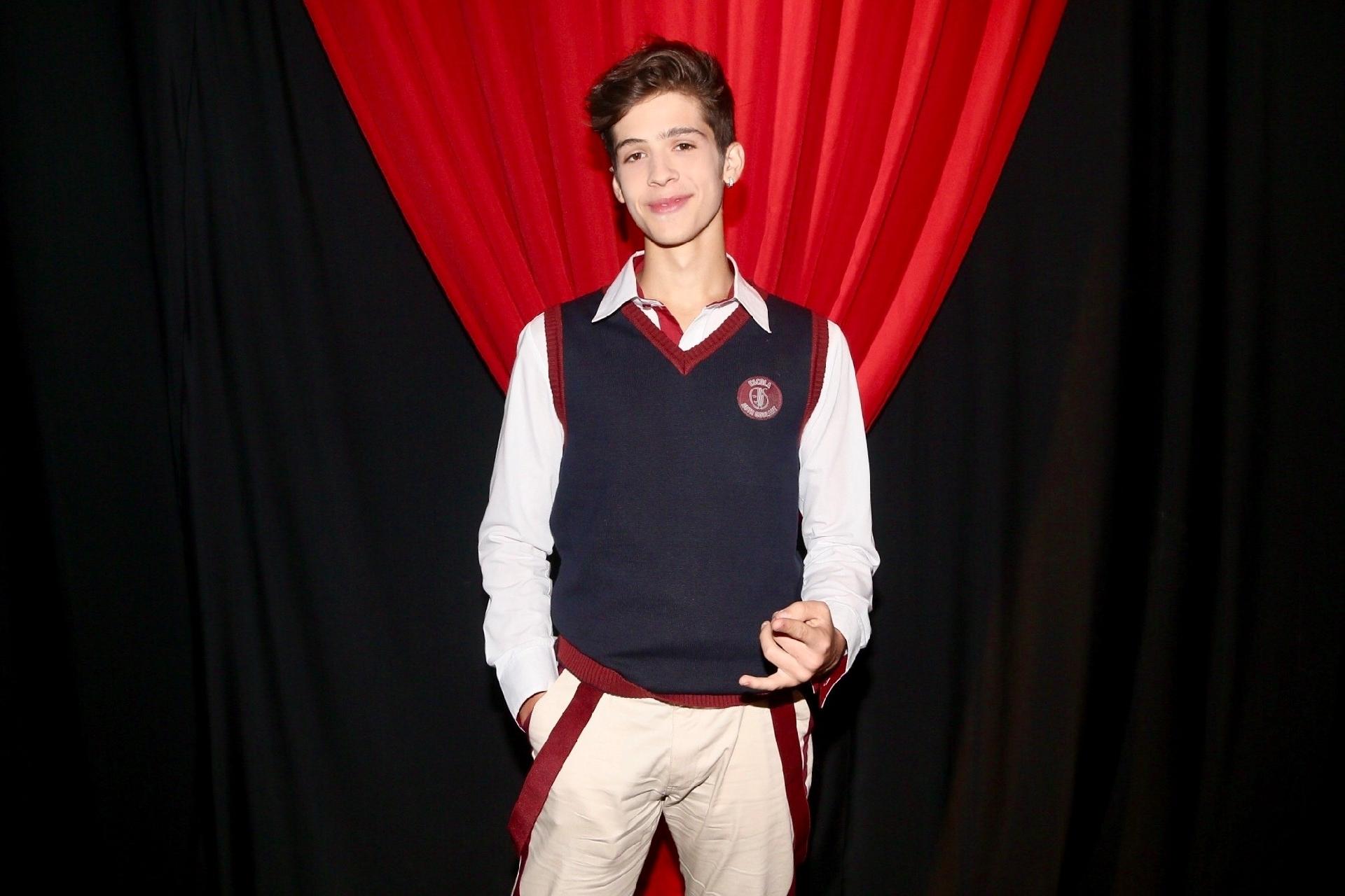 João Guilherme posa no lançamento de "As Aventuras de Poliana", próxima novela do SBT - Manuela Scarpa/Brazil News